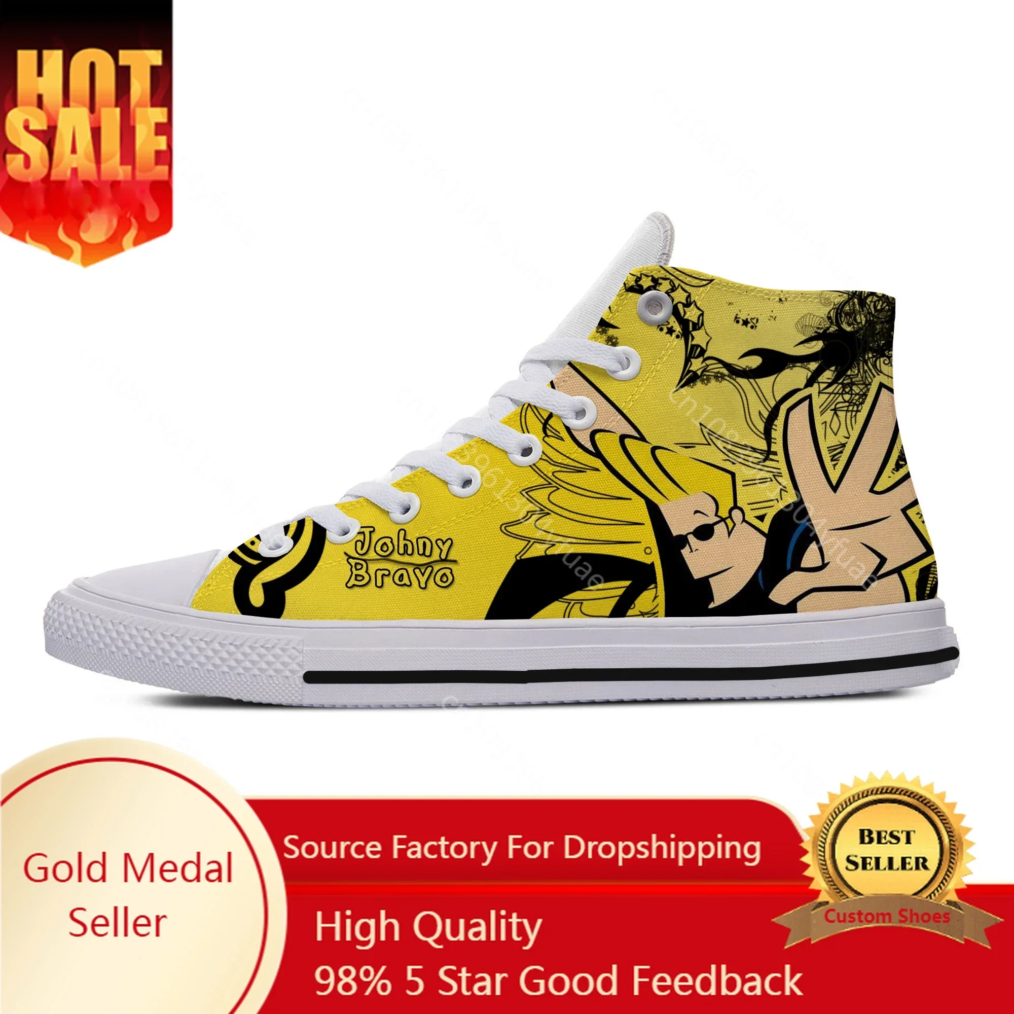 Men Shoes Red - Johnny Bravo Biceps Fitness Shoes Red