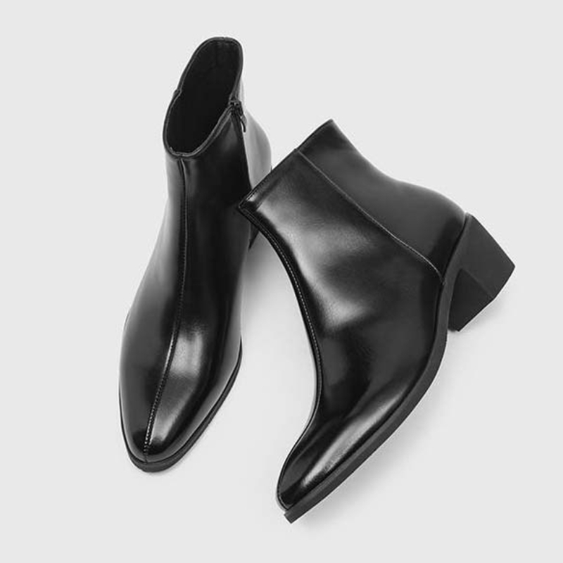 Elegant Mens Leather Chelsea B - Men Shoes Elegant 评论和价格
