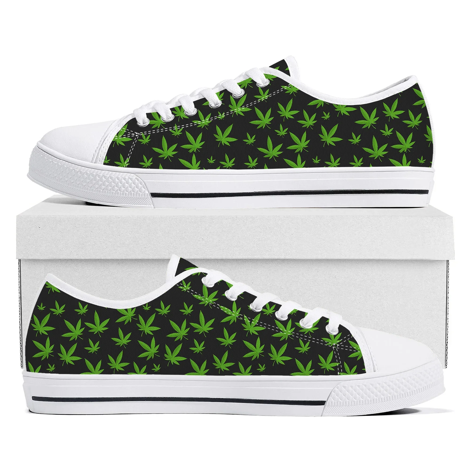 Leaf Weed Rasta Marijuana Red  - Men Shoes Red 评论和价格