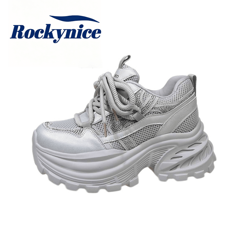 New Summer Women’s Chunky Snea - Mesh Trainer Breathable 评论和价格