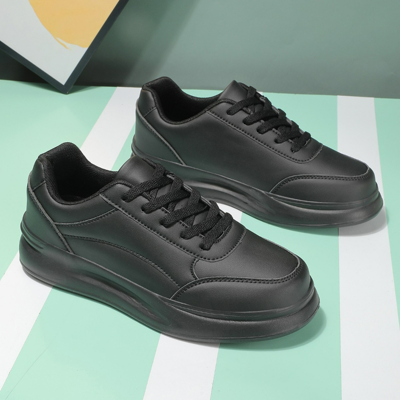 Men's Sleek Lace-Up Casual Sne - Men Shoes Trainers 评论和价格