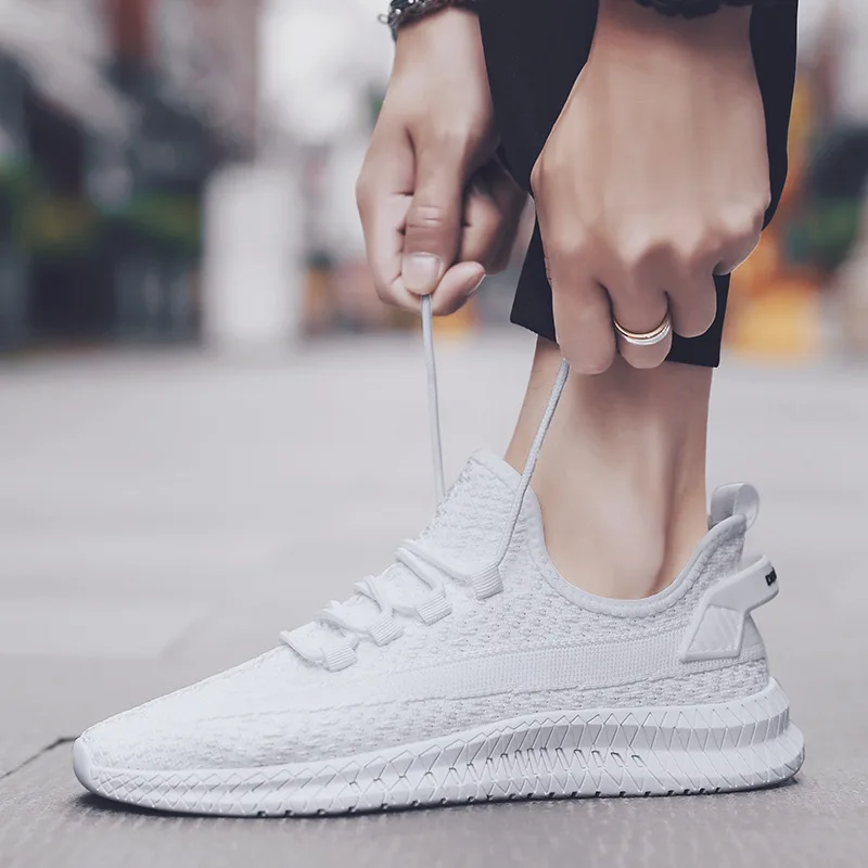 Men's Woven Shoes 2025 New Bra - Mesh Trainer Breathable 评论和价格