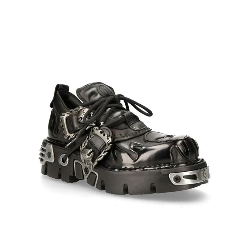 Gothic Vintage Metal Decoratio - Men Shoes Elegant 评论和价格