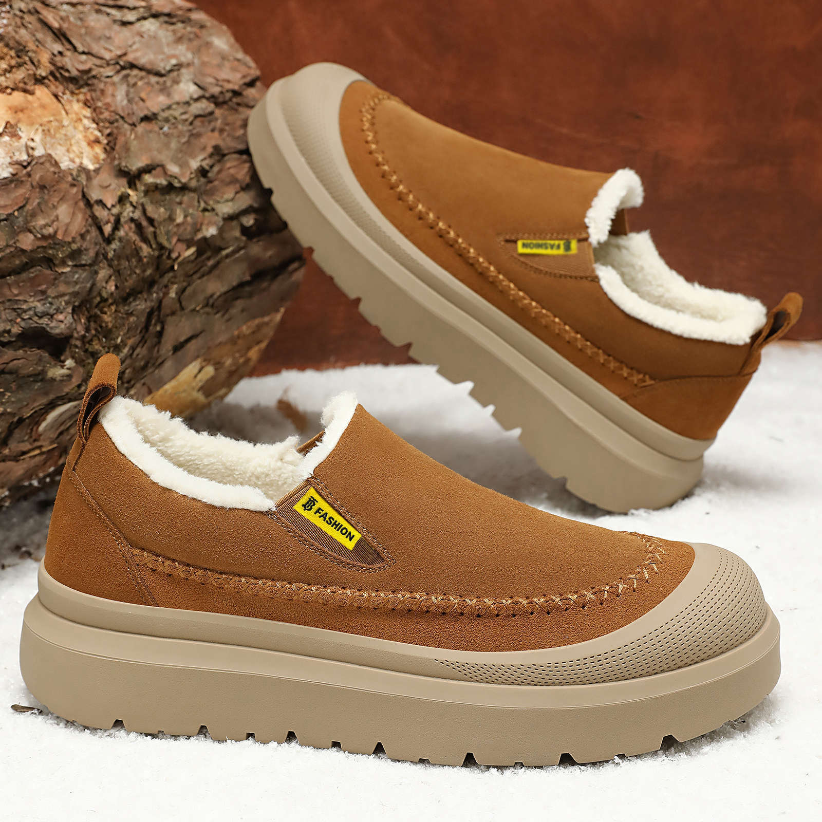 Winter Men's Ankle Boots Thick - Men'S Shoes To Increase Height 评论和价格