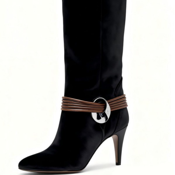 Women's Suede Knee-High Boots  - Men Shoes Elegant 评论和价格