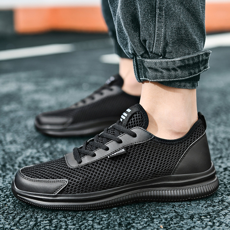 Mesh Men Shoes Lace-up Casual  - Men Shoes Trainers 评论和价格