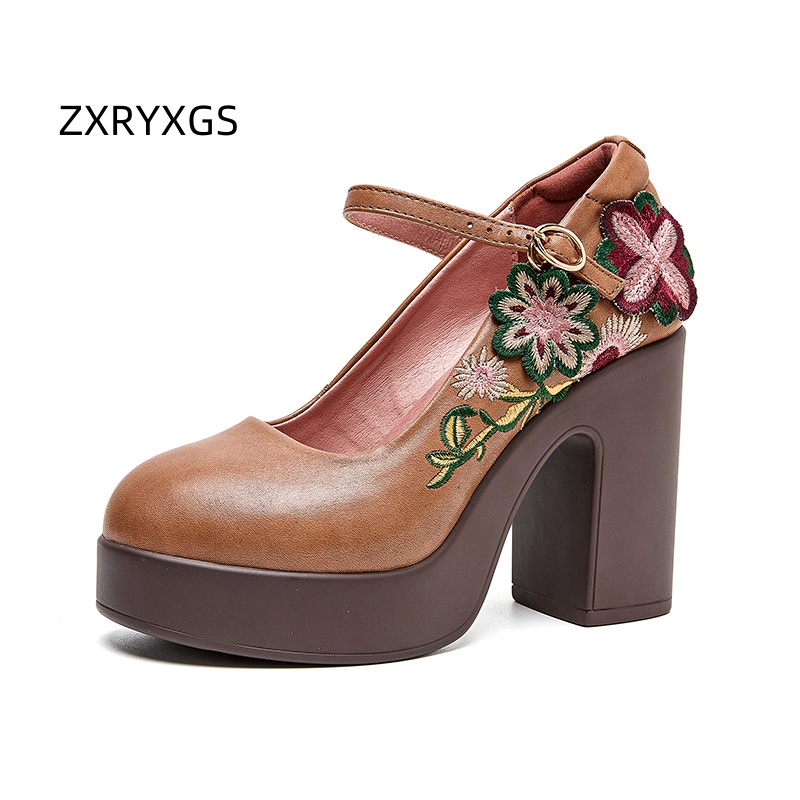 ZXRYXGS Top Layer Cowhide Embr - Men Shoes Elegant 评论和价格