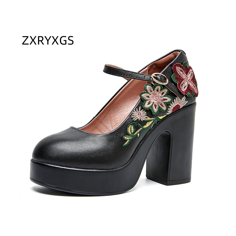 ZXRYXGS Top Layer Cowhide Embr - Men Shoes Elegant 评论和价格