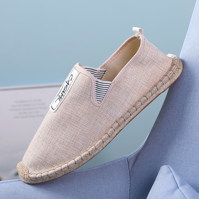 Linen Male Casual Shoes Loafer - Men Shoes Elegant 评论和价格